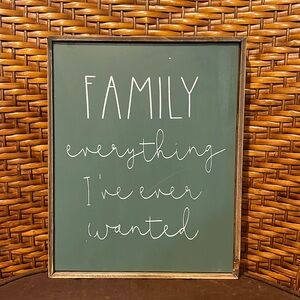Hobby Lobby “Family” Wall Sign